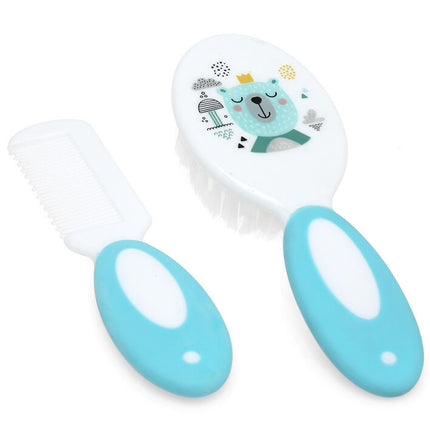 Set de Cepillo y Peine para Bebé Atosa – Cerdas Suaves y Diseño Infantil (+0 Meses)