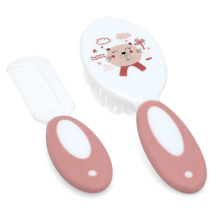 Set de Cepillo y Peine para Bebé Atosa – Cerdas Suaves y Diseño Infantil (+0 Meses)
