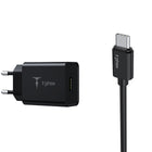 Cargador de Pared T’phox con Cable USB-C (Carga Rápida)