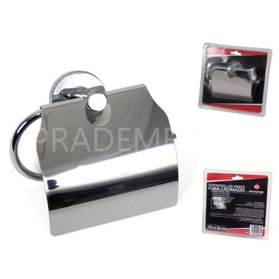 Portarrollos Pared Evan Cromado 16x13CM Gerimport