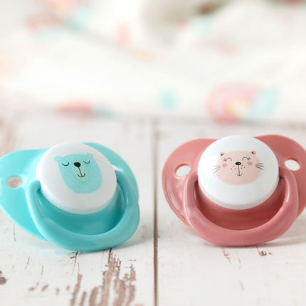 Chupete de Silicona Suave Atosa – Libre de Bisfenol y con Succión Natural (+18 Meses)