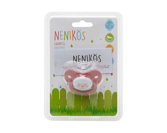 Chupete de Silicona Suave Atosa – Libre de Bisfenol y con Succión Natural (+18 Meses)