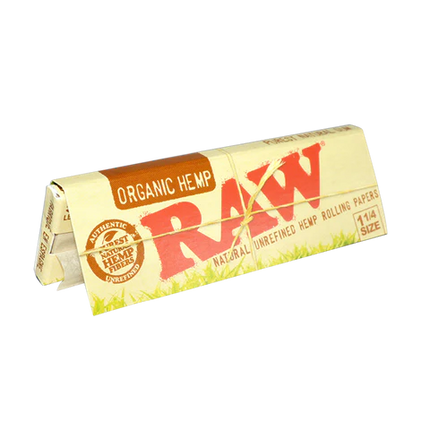 Papeles de Liar Naturales RAW "Organic Hemp" - 50 Hojas (1 1/4)