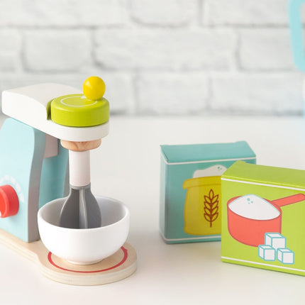 Batidora de Madera Infantil KioKids – Juguete de Imitación con Accesorios (+3 Años)