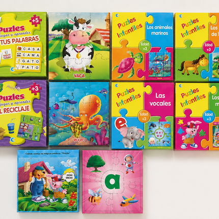 Puzles educativos e infantiles