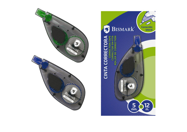 Cinta Correctora Bismark – 5 mm x 12 m