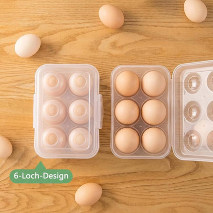 Organizador y Portahuevos Portátil Premium (6 Cavidades)