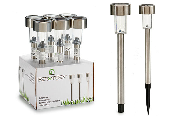 Baliza de Aluminio de Luz Solar Ibergarden - 31cm