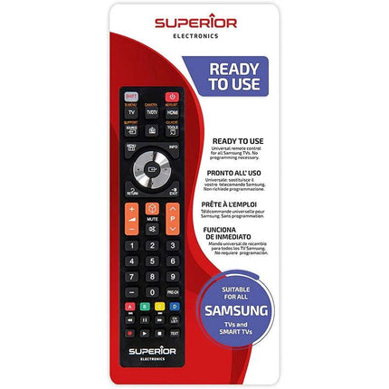 Mando a Distancia Universal Superior Electronics - Compatible con Televisores Samsung