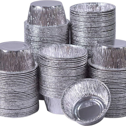 Molde de Aluminio para Muffins y Cupcakes – Pack Multiusos para Hornear y Servir 10 Und