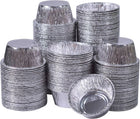 Molde de Aluminio para Muffins y Cupcakes – Pack Multiusos para Hornear y Servir 10 Und