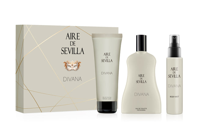 Set de Baño Aire de Sevilla "Divana" - 2x100ml 1x50ml