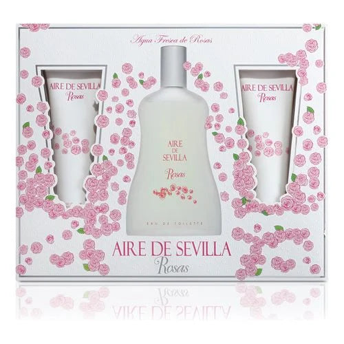 Set de Baño Aire de Sevilla "Rosas" - 3x100ml