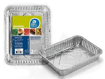 Bandeja Aluminio 15.5X10X3.5CM 5 UNDS Best Products