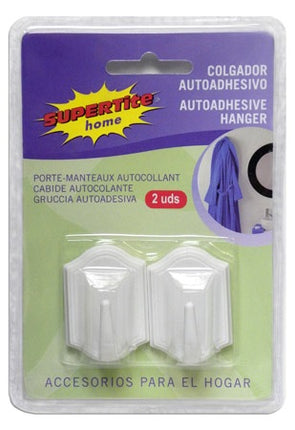 Colgador Autoadhesivo Supertite Home - 2uds