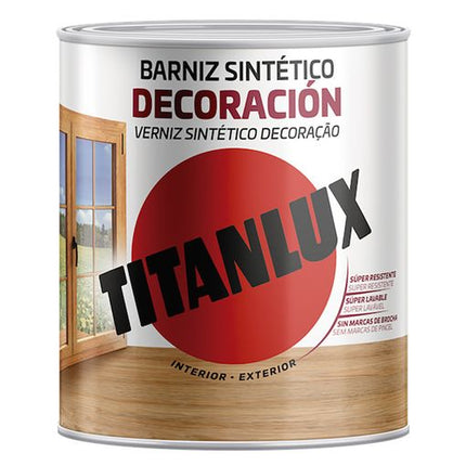 Barniz Sintético Incoloro Satinado Titanlux - 750ml