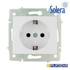 Enchufe Empotrable Solera Europa - Blanco