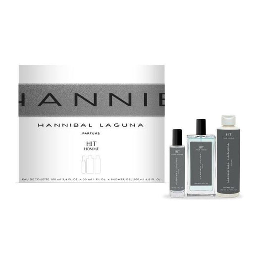 Conjunto de perfume Hannibal Laguna Hit Homme - Eau de Toilette e gel de banho