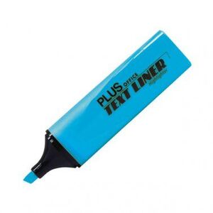 Marcador Fluorescente Azul Plus Office