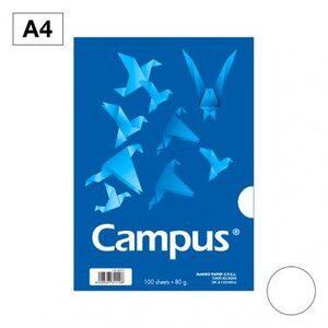 Hojas de Papel A4 Campus (80 g/m²) – Pack de 100 unidades