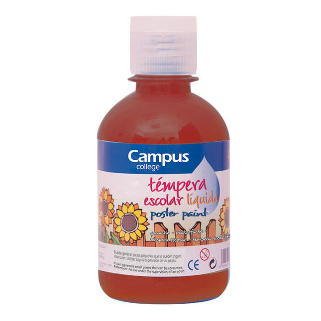 Témpera Escolar Líquida Campus 250ml