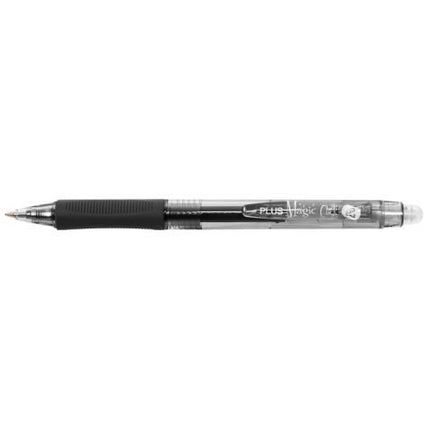Boligrafo Borrable Negro Plus Office Magic - 0.7mm