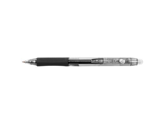 Boligrafo Borrable Negro Plus Office Magic - 0.7mm