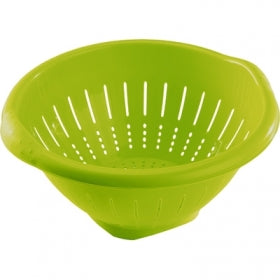 Colador Escurridor de Plástico con Asas – Verde Manzana