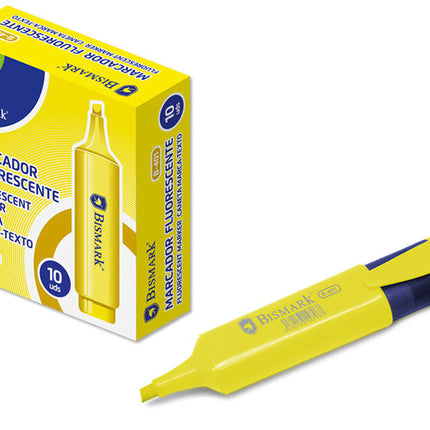 Marcador Fluorescente Amarillo Bismark