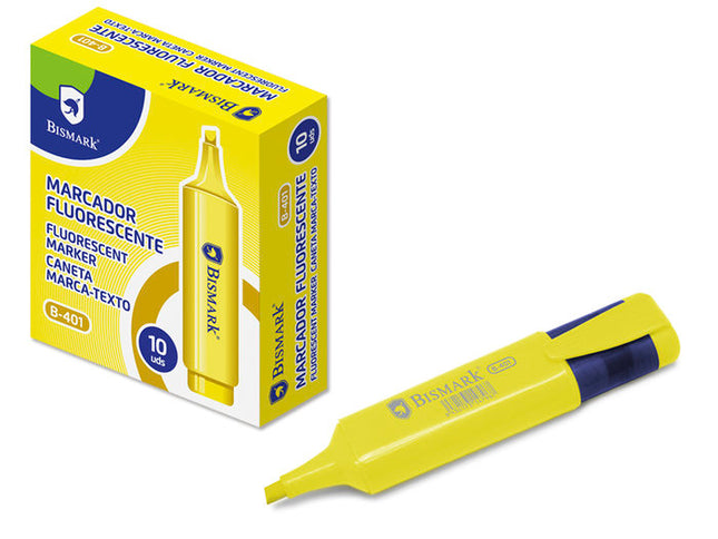 Marcador Fluorescente Amarillo Bismark