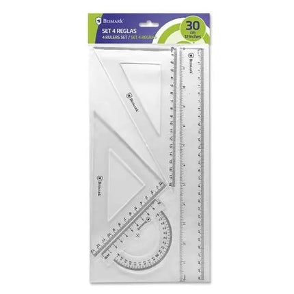 Set de 4 Reglas Bismark – 30 cm
