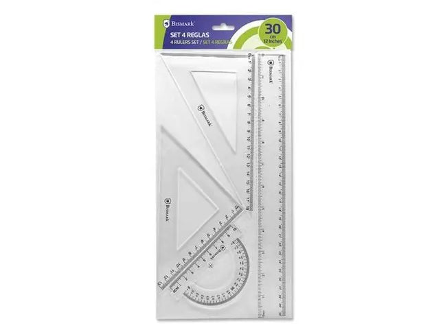 Set de 4 Reglas Bismark – 30 cm