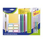 Set Escolar Bismark 10 Piezas – Pack Ahorro