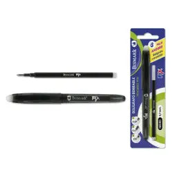 Bolígrafo Bismark FX Borrable Negro (Pack Ahorro 3 uds.)
