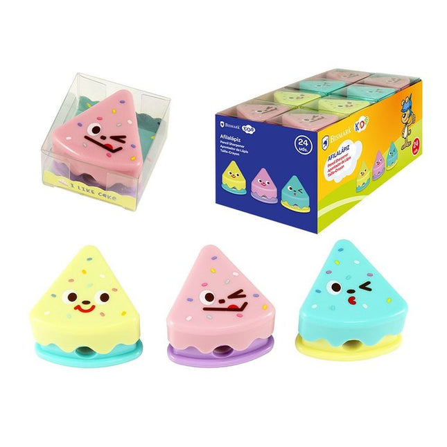 Sacapuntas Bismark Kids Forma de Tarta