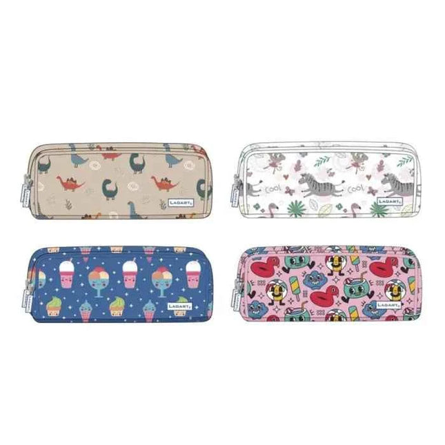 Estuche Portatodo Escolar Triple Lagart – Surtido Modelos Divertidos
