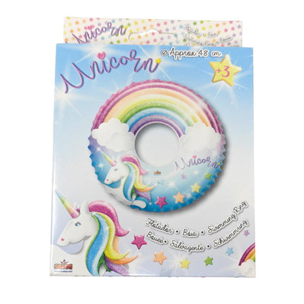 Flotador Hinchable Decorado con Unicornios Saica - 48cm