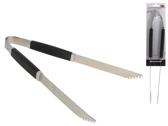 Pinzas de Acero Inoxidable para Barbacoa Gerimport – Mango Antideslizante