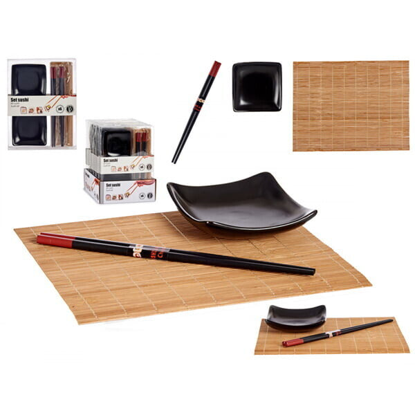 Set Sushi 6 Piezas Bambu - Arte Regal