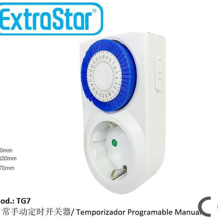 Temporizador Programable Manual ExtraStar TG7