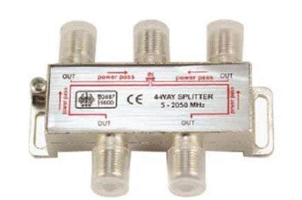 Distribuidor de 4 Vías ExtraStar – 5 a 2450 MHz