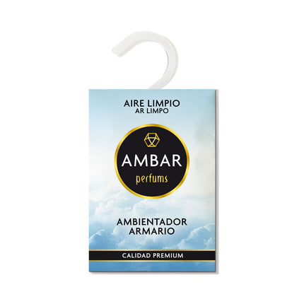 Ambientador de Armario con Colgador "Aire Limpio" - Ambar Perfums
