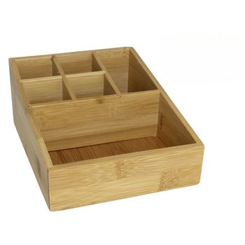 Bandeja Organizadora de Bambú Gerimport - 17x21x9cm