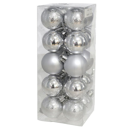 Set de Bolas de Navidad Doradas y Plateadas - Elegancia y Brillo para tu Decoración