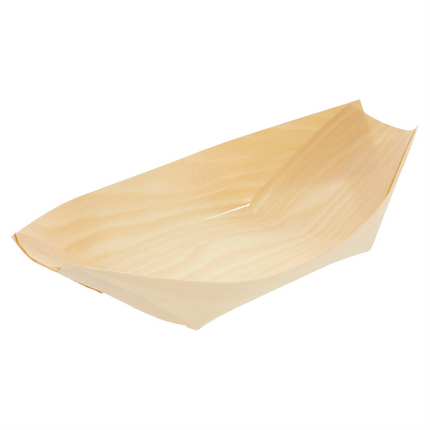 Barquillas Madera Biodegradables 13-14Cm 10uds