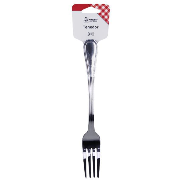 Tenedor de Aluminio Market Suprem - 3uds