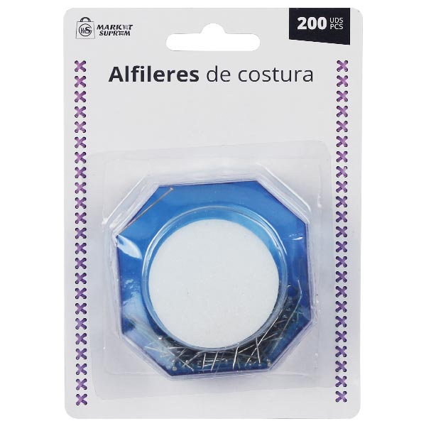 Alfileres de Costura Premium – Paquete de 200 Unidades