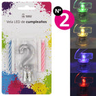 Vela LED de cumpleaños número 2 Market Suprem