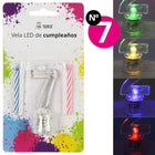 Vela LED de cumpleaños número 7 Market Suprem