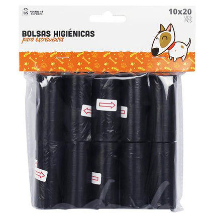 Bolsas Higienicas para Excrementos Market Suprem - 10x20uds (22x32cm)